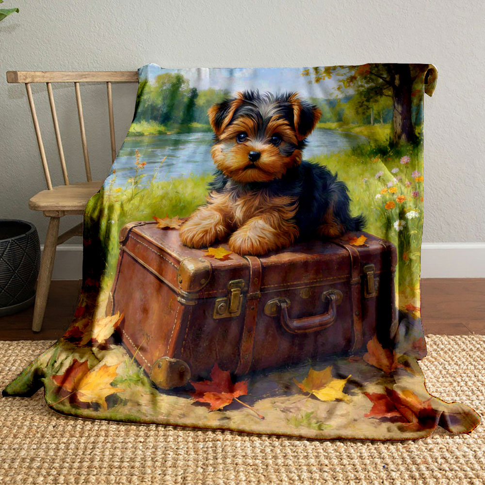 3D Printing Yorkshire - Selimut Tema 3D Yorkshire Terrier Meadows