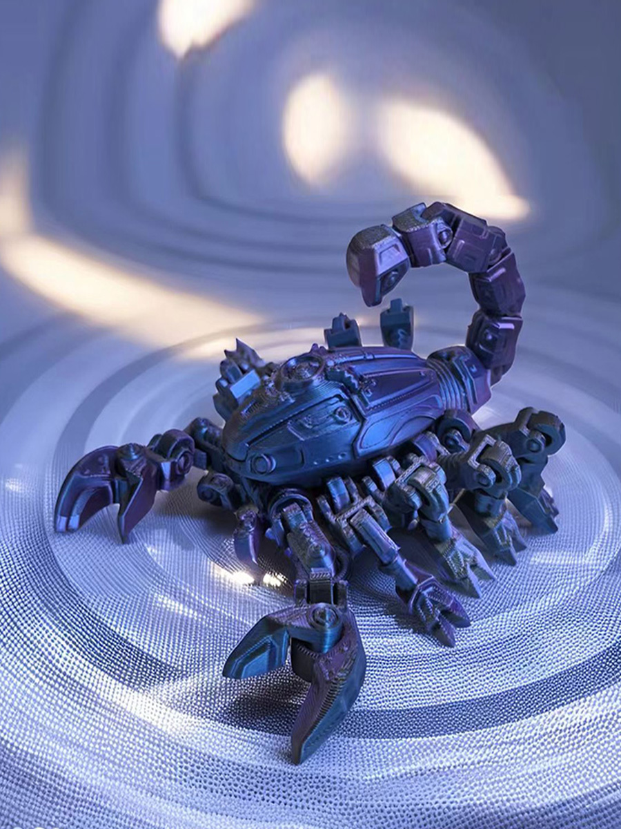3D Printing Action Figure - Figur Aksi Kalajengking Mekanik Cetak 3D,