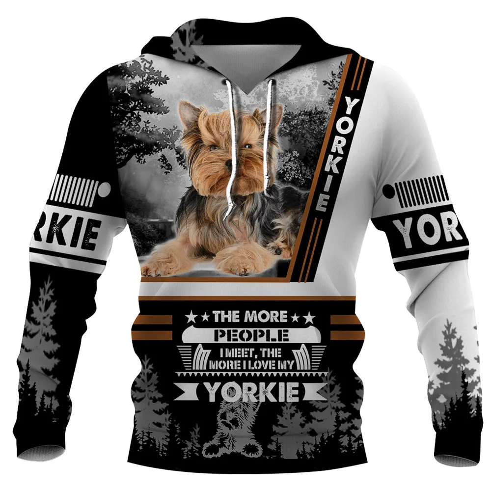 3D Printing Yorkshire - HX Animals Dog Yorkshire Terrier Hoodie