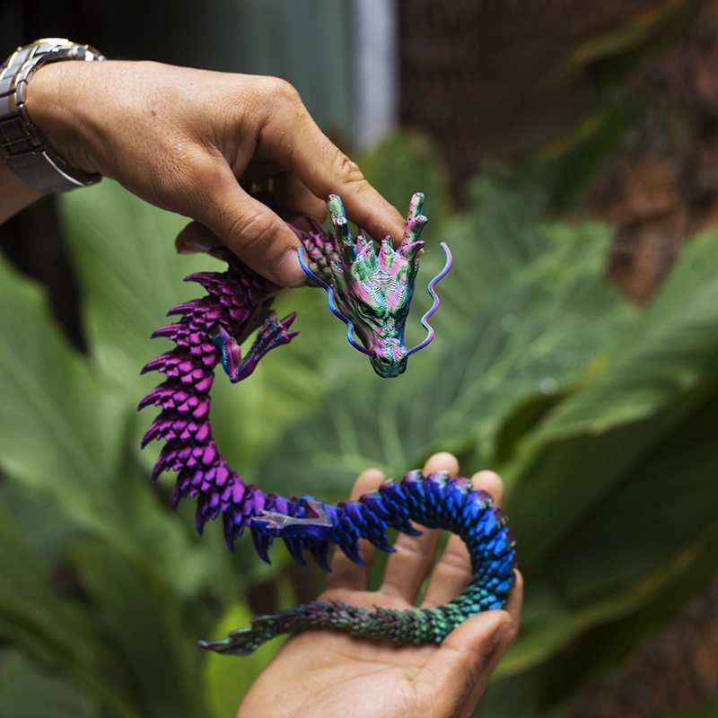 3D Printing Gif - Ornamen akuarium cetak 3D, kerajinan Model