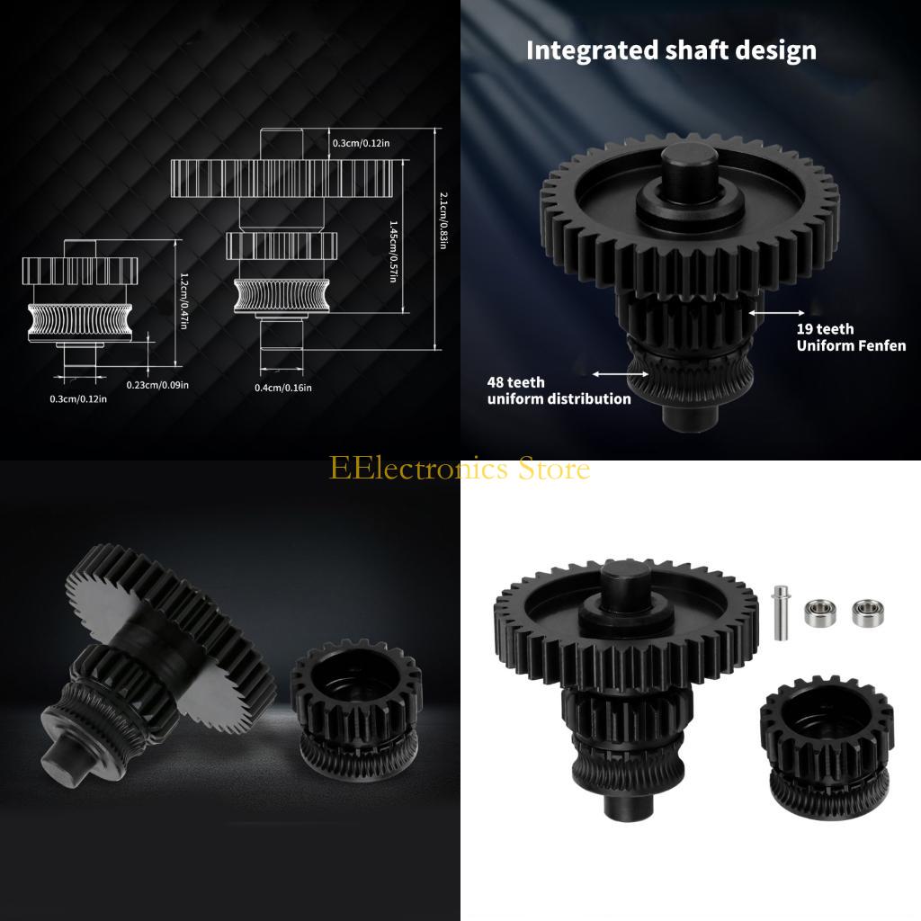 3D Printing Result - B03C Roda Gigi Ekstruder Logam Torsi