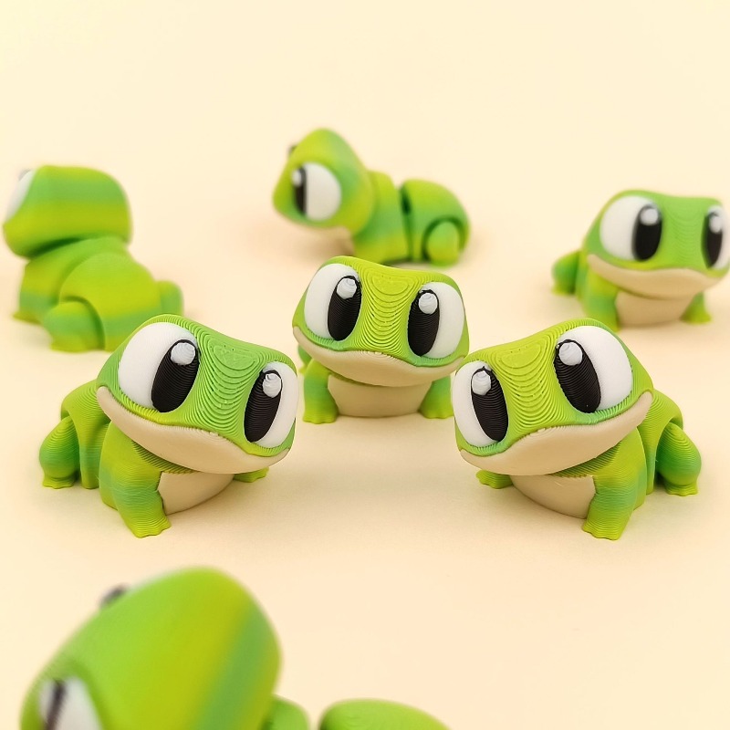 3D Printing Lizard - Model Hewan Peliharaan Simulasi Artikulasi Seluruh