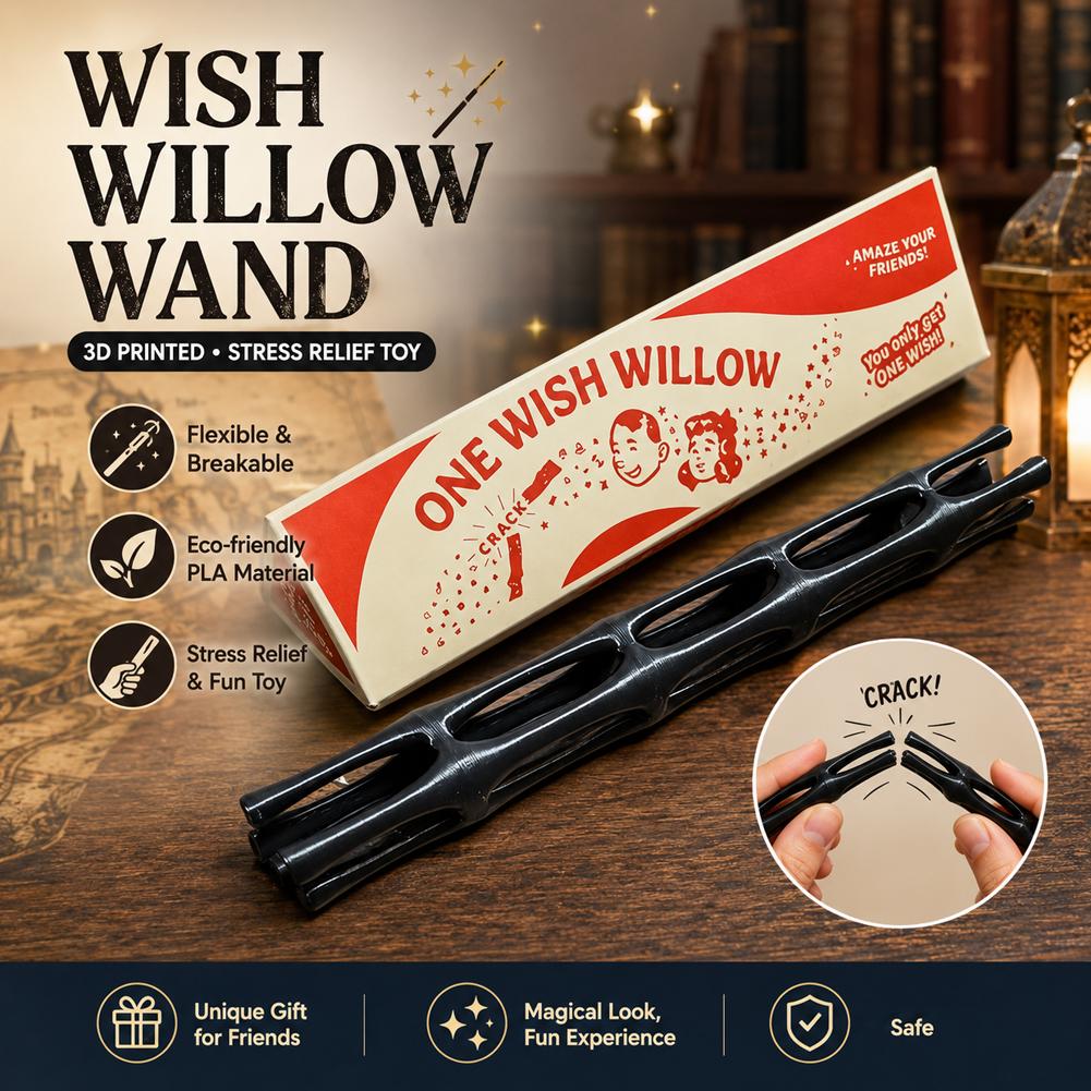 3D Printing Gif - Gantungan Kunci One Wish Willow Cetak