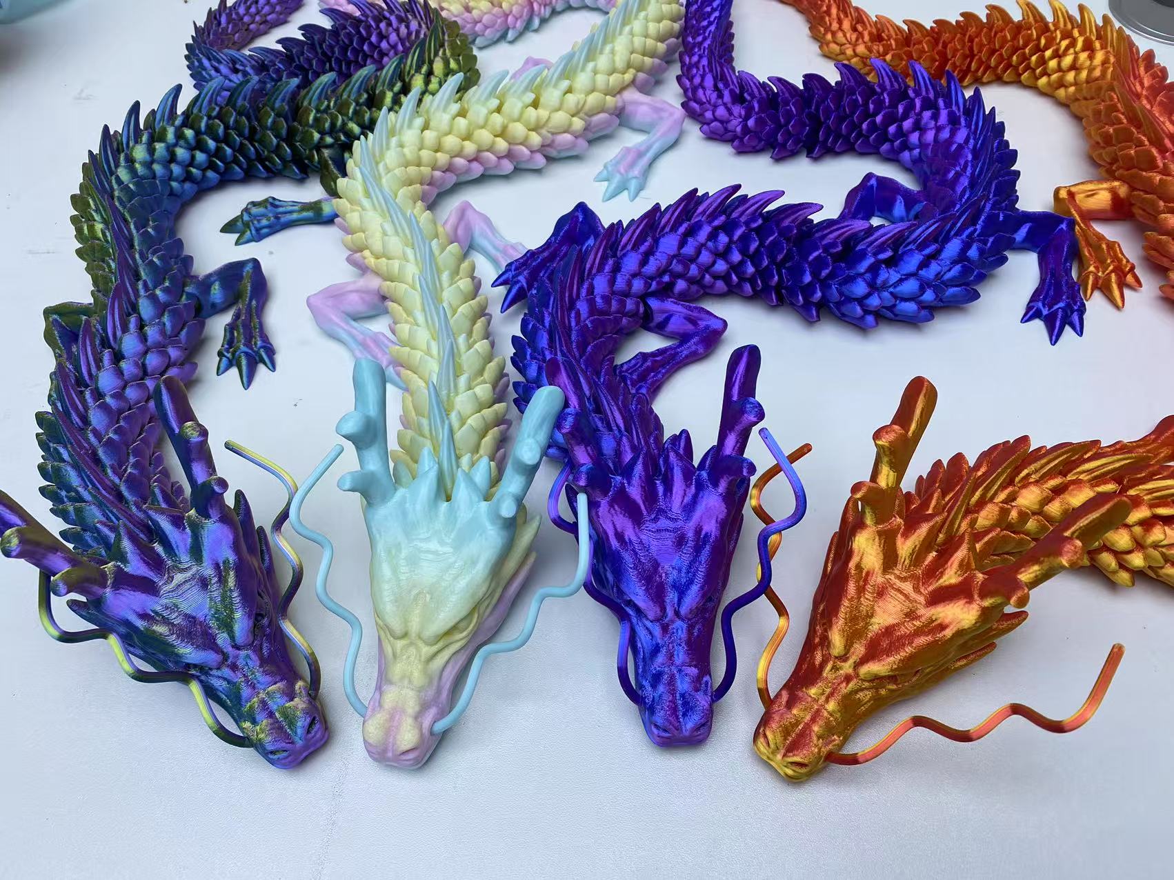 3D Printing Gif - Mainan Naga Cetak 3D 60cm, Naga