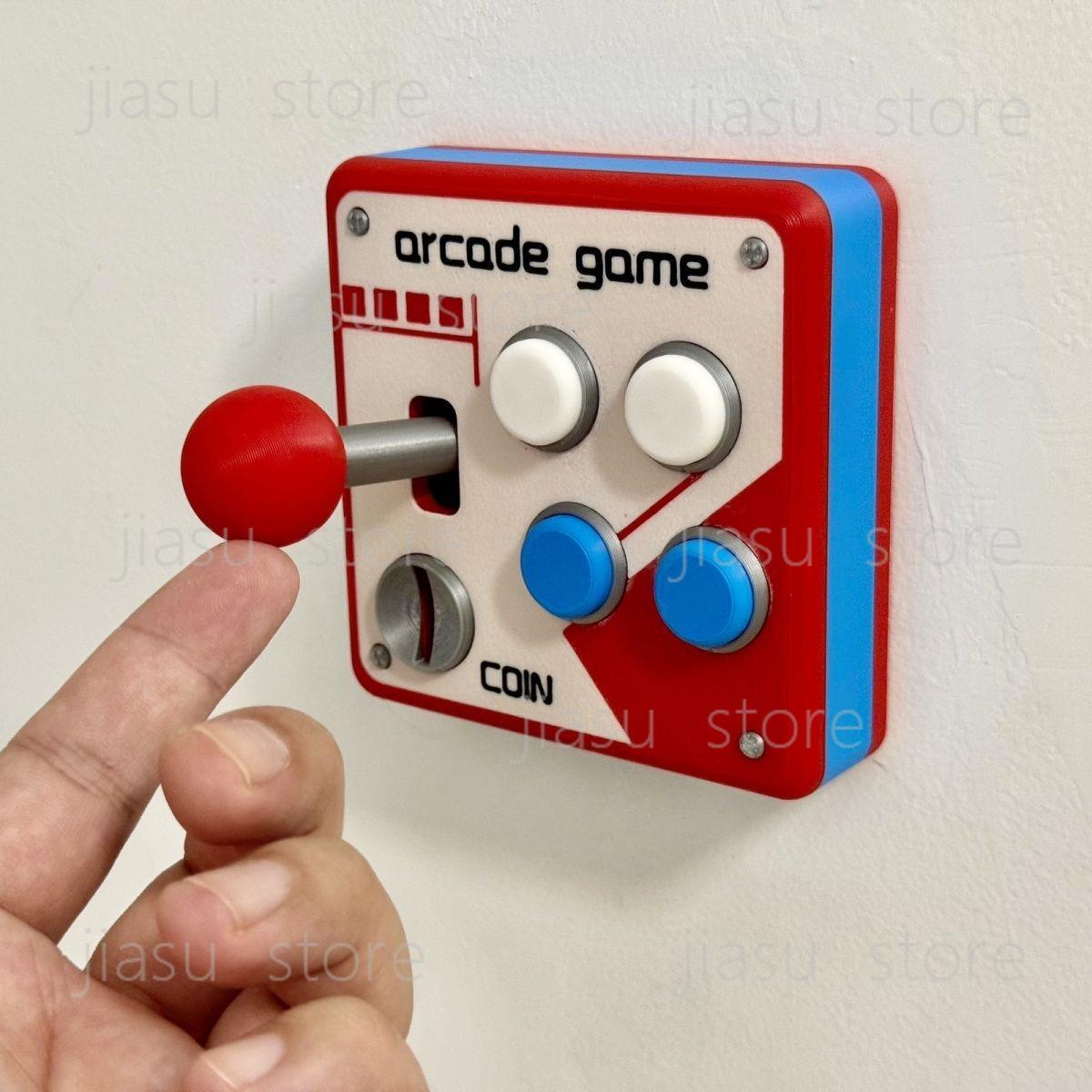 3D Printing Wall - Pelat Saklar Joystick Arcade Cetak 3D