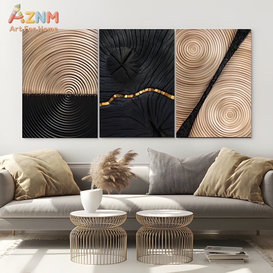 3D Printing Wall - AZNM Wabi Sabi Abstrak Motif Kayu