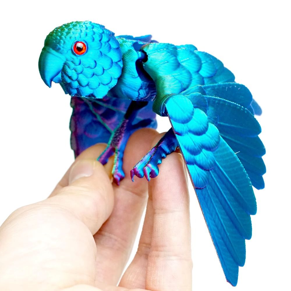 3D Printing Simulator - Simulasi Mata 3D Dicetak Model Burung