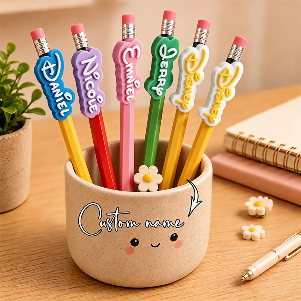 3D Printing Gif - Topper Pensil Nama Kustom Cetak 3D