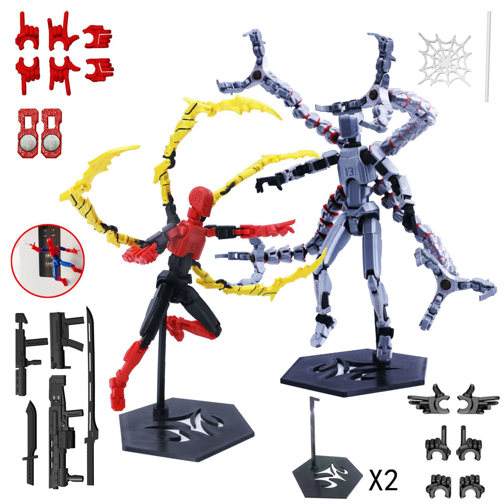 Mainan Model Robot Cetak 3D de - 3D Printing Action Figure ulasan dan harga