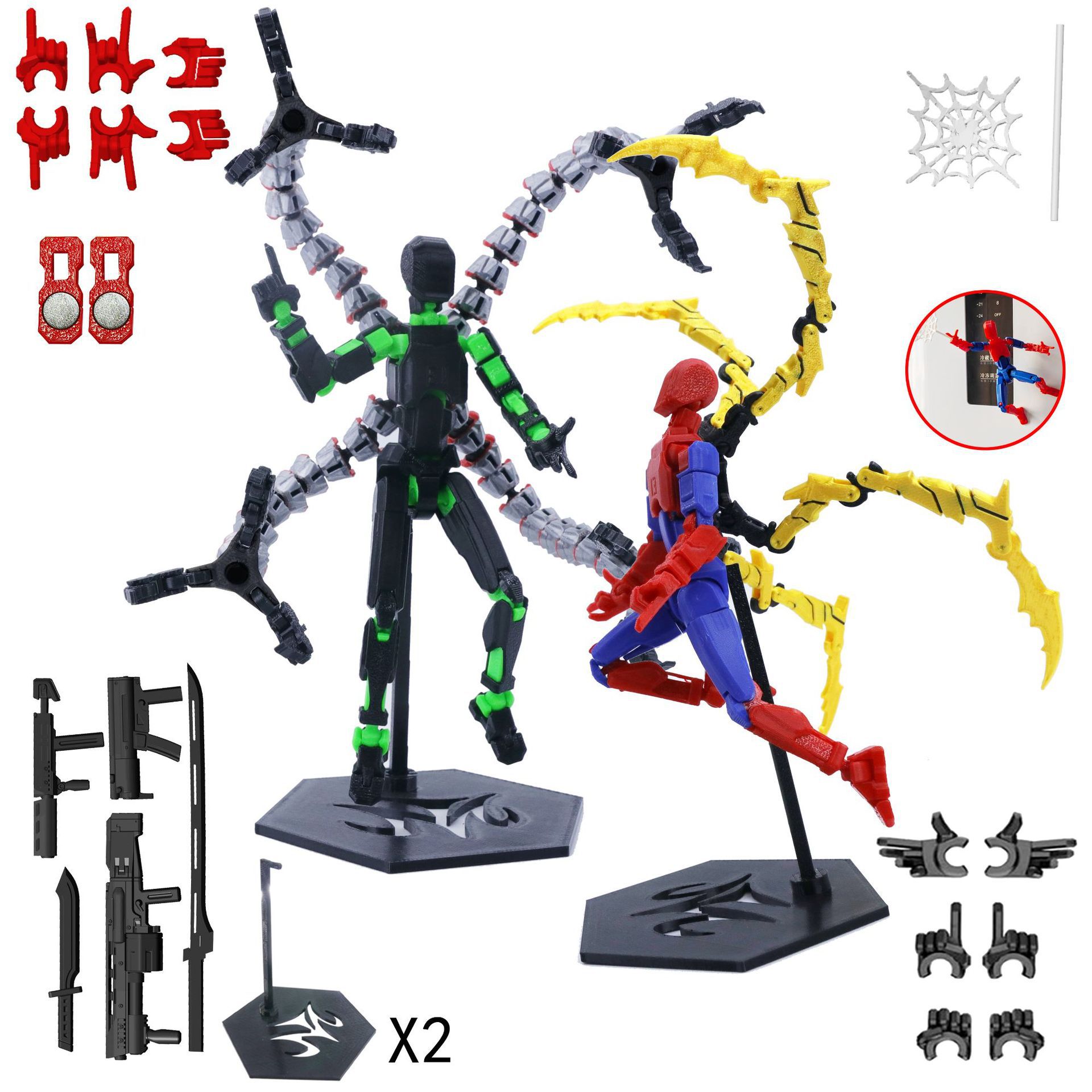 Mainan Model Robot Cetak 3D de - 3D Printing Action Figure ulasan dan harga
