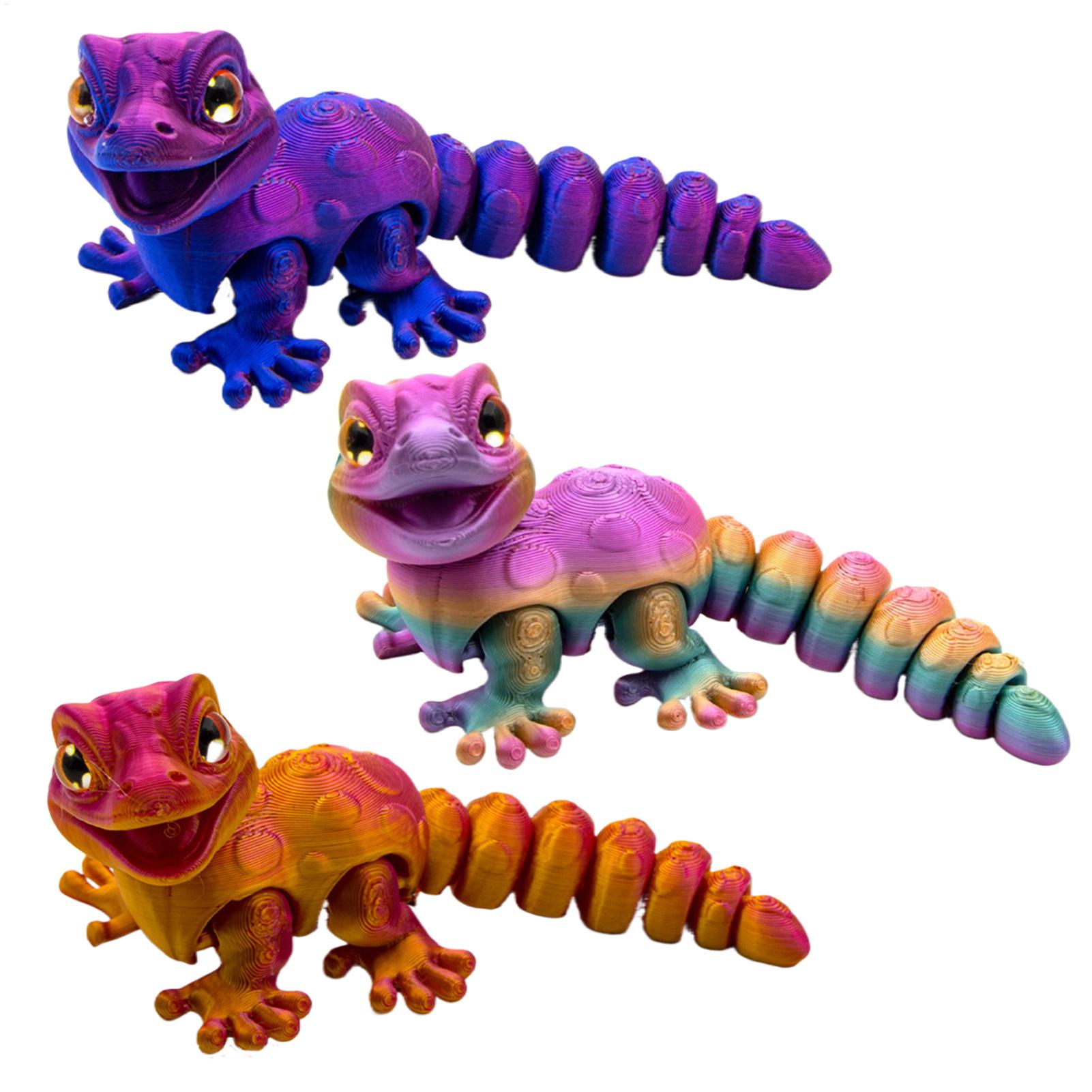 Patung Kadal Gecko Cetak 3D Ma - 3D Printing Lizard ulasan dan harga