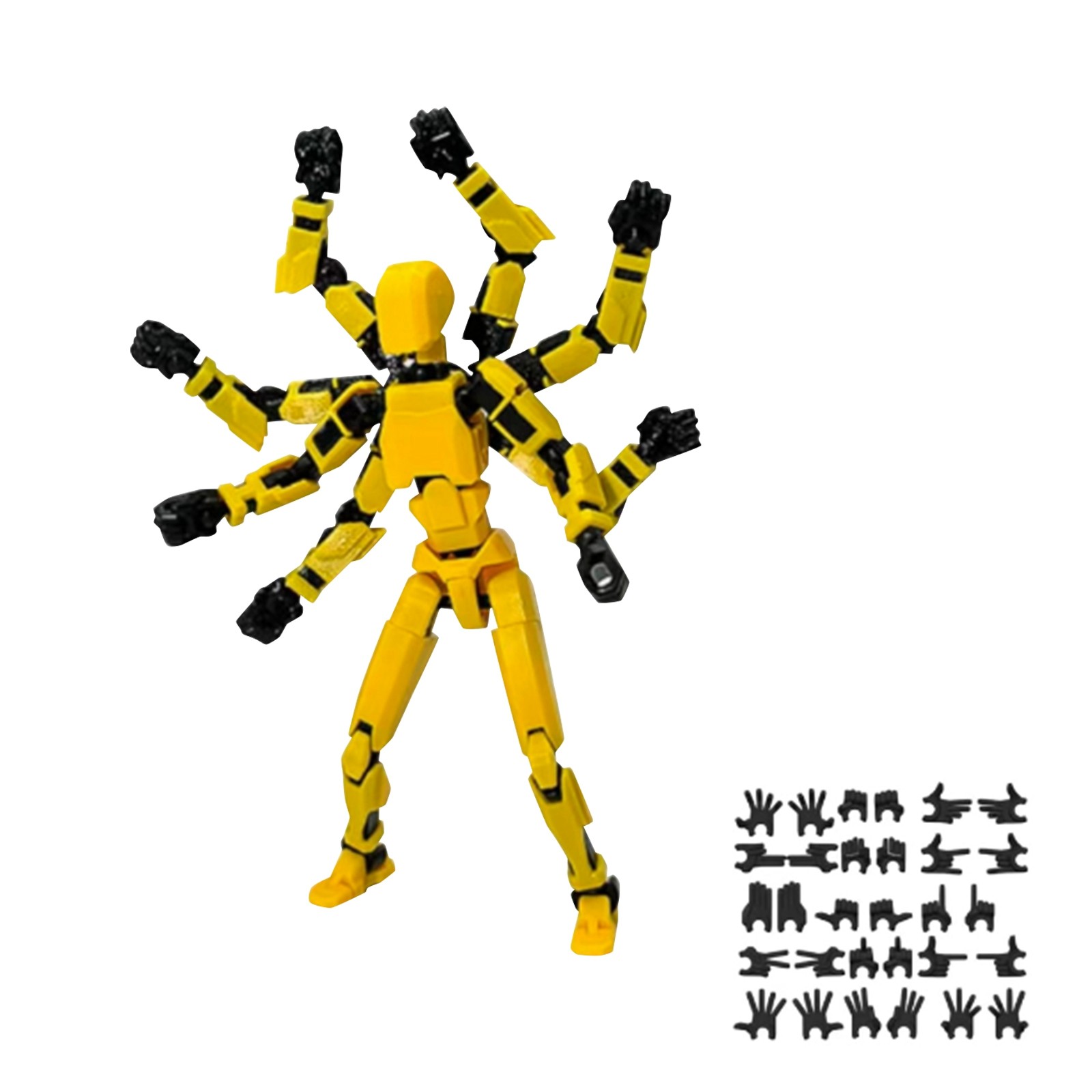 Robot pembentuk dapat digerakk - 3D Printing Action Figure ulasan dan harga