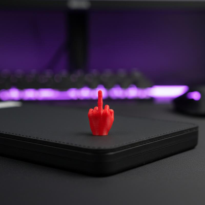 Patung Mainan Jari Tengah 3D C - 3D Printing Gif ulasan dan harga