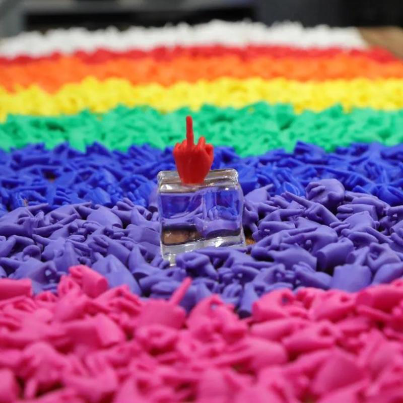 Patung Mainan Jari Tengah 3D C - 3D Printing Gif ulasan dan harga