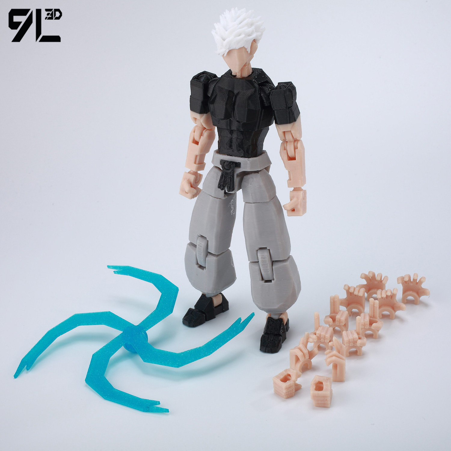 9L3D Lucky13 Dummy13 Mainan Fi - 3D Printing Action Figure ulasan dan harga