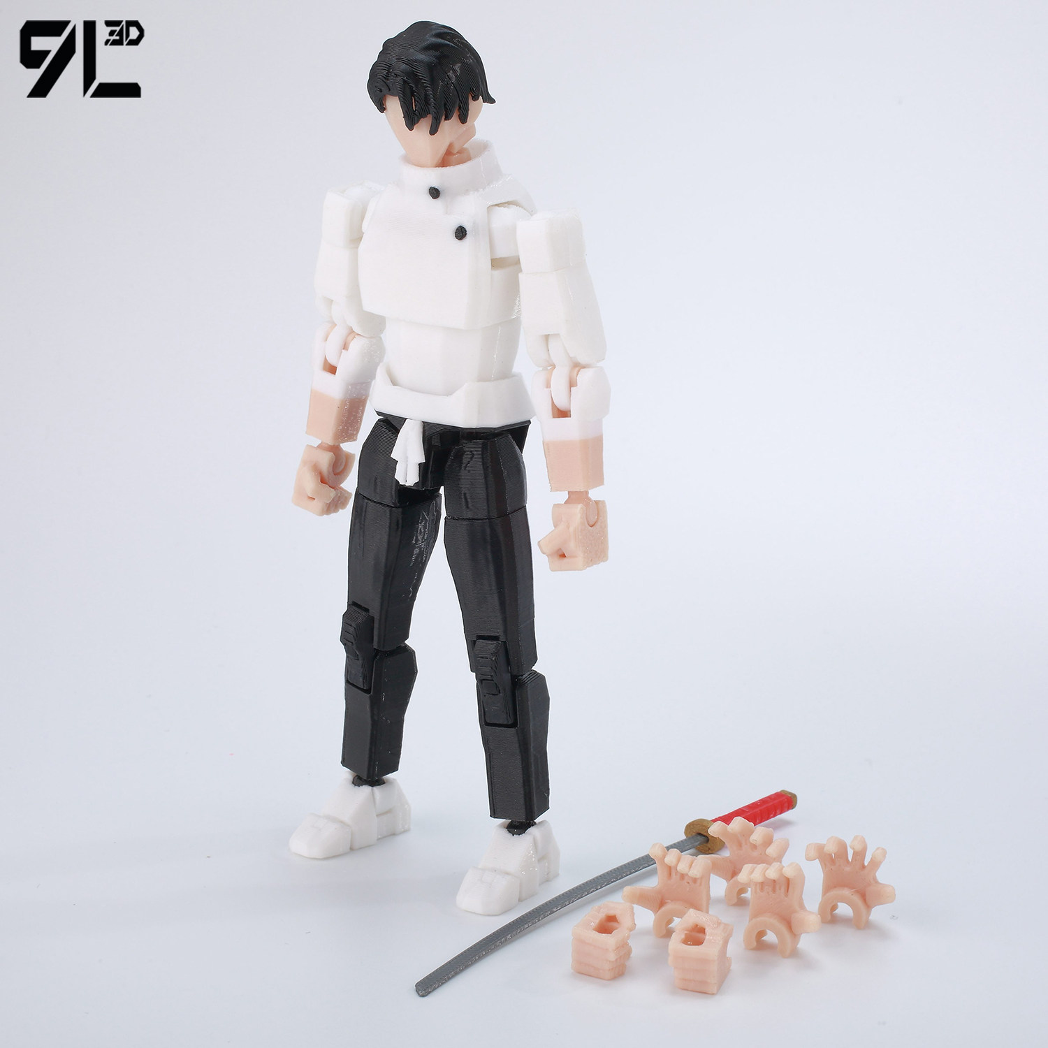 9L3D Lucky13 Dummy13 Mainan Fi - 3D Printing Action Figure ulasan dan harga