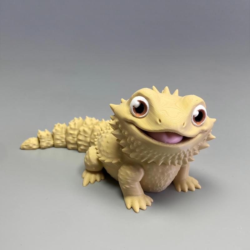 Patung Naga Berjenggot Lucu Ce - 3D Printing Lizard ulasan dan harga