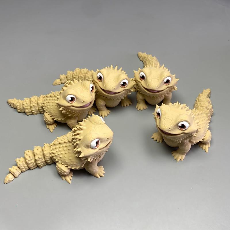Patung Naga Berjenggot Lucu Ce - 3D Printing Lizard ulasan dan harga