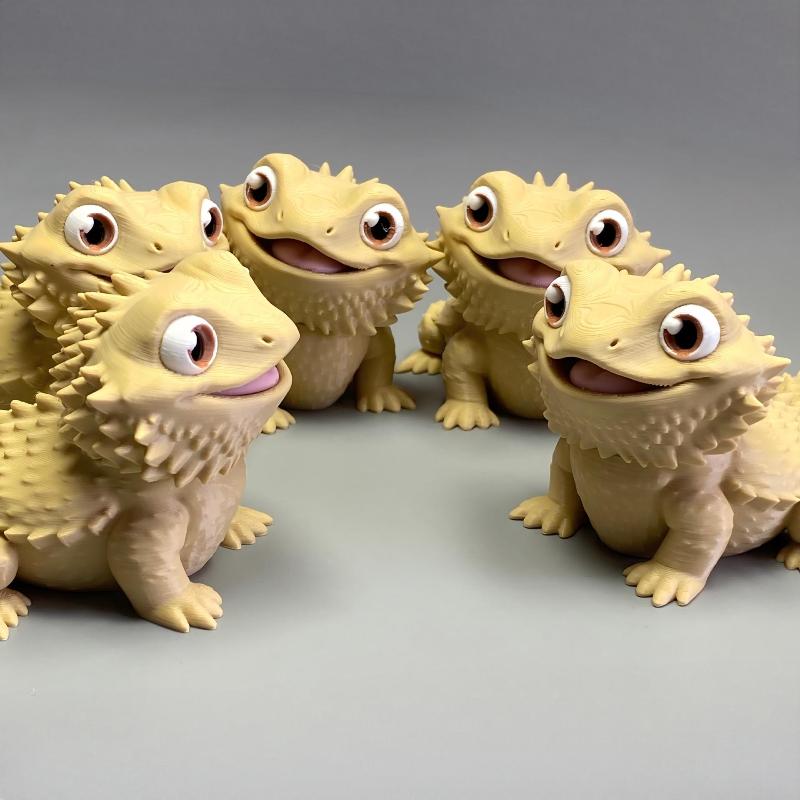 Patung Naga Berjenggot Lucu Ce - 3D Printing Lizard ulasan dan harga