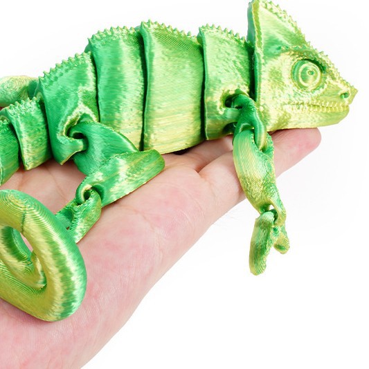 Fashion 3D Cetak Naga Bunglon  - 3D Printing Lizard ulasan dan harga