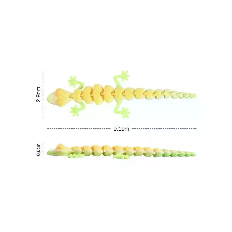 Kadal Sendi Bergerak: 30 Buah  - 3D Printing Lizard ulasan dan harga