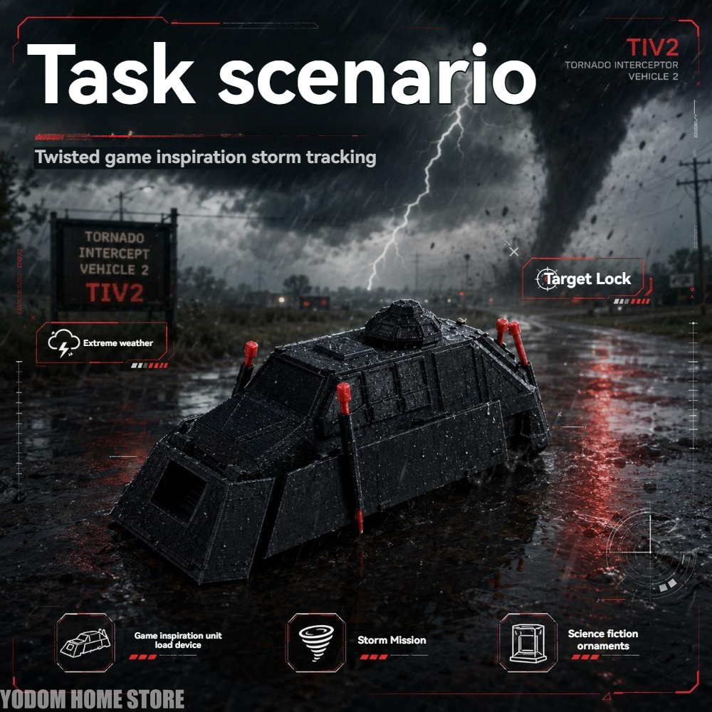 Kendaraan Penangkap Tornado Ti - 3D Printing Gif ulasan dan harga