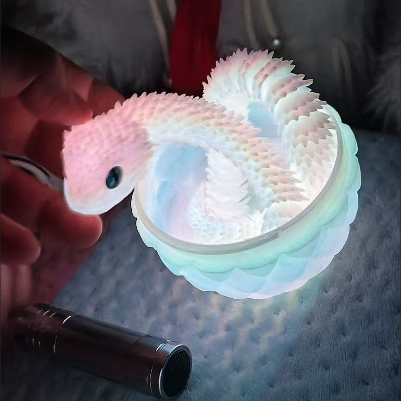 30/60/80Cm 3D Cetak Ular Berca - 3D Printing Lizard ulasan dan harga