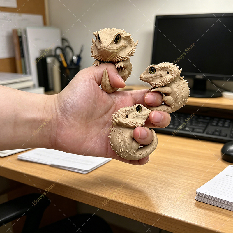 Figurine Kadal Jari Cetak 3D M - 3D Printing Lizard ulasan dan harga