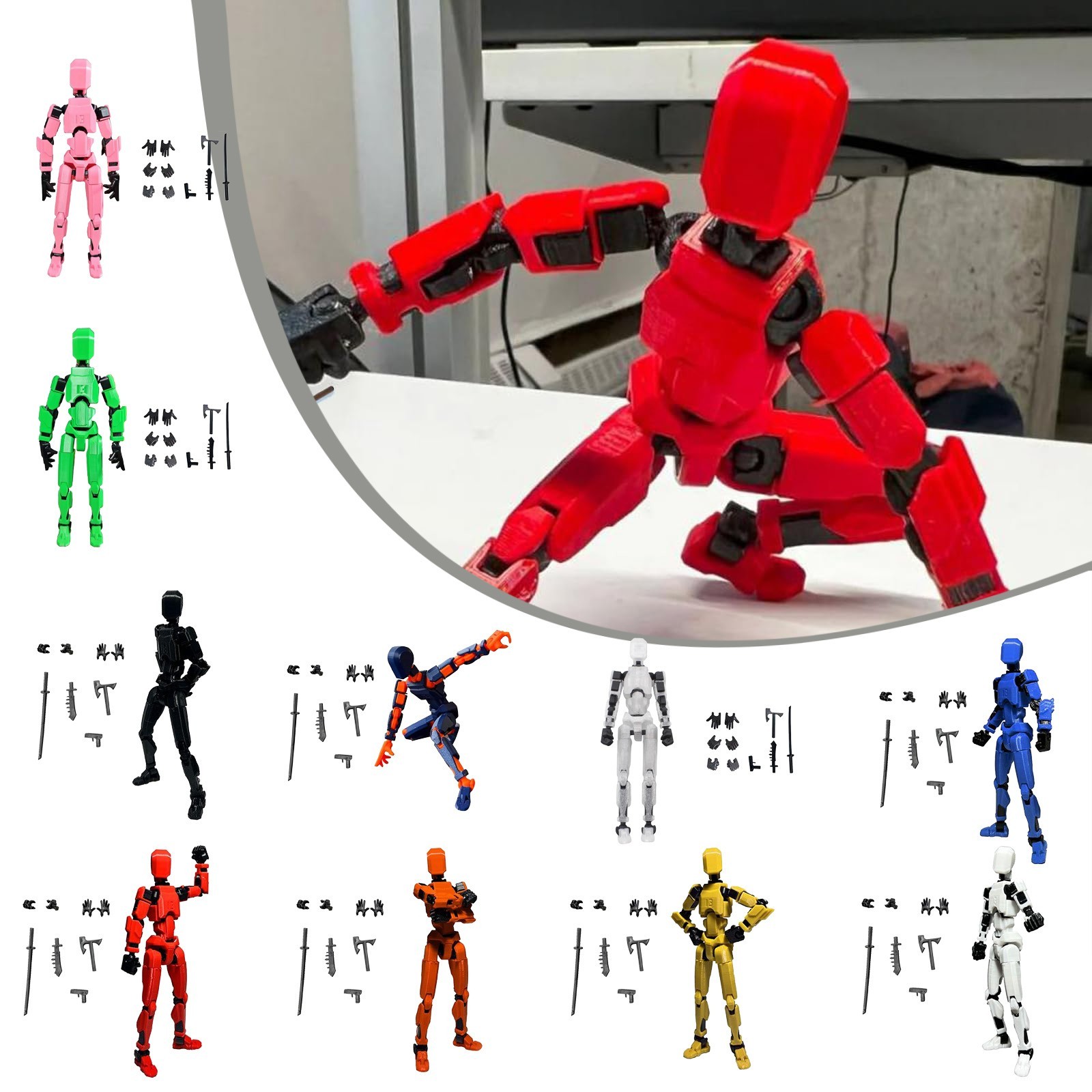 Titan 13 dengan mainan figur s - 3D Printing Action Figure ulasan dan harga