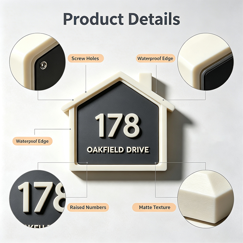 Papan Nomor Rumah 3D Cetak Kus - 3D Printing Wall ulasan dan harga
