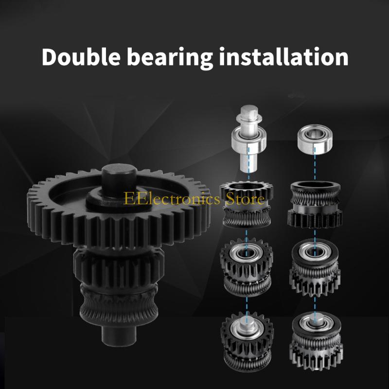 B03C Roda Gigi Ekstruder Logam - 3D Printing Result ulasan dan harga