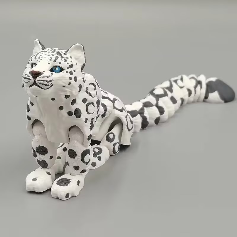 3D Dicetak Macan Tutul Salju M - 3D Printing Lizard ulasan dan harga