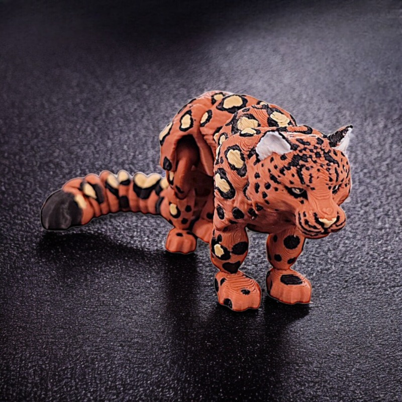 3D Dicetak Macan Tutul Salju M - 3D Printing Lizard ulasan dan harga