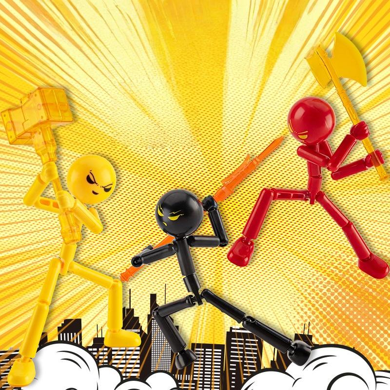 1 Set Manekin Cetak 3D yang Da - 3D Printing Action Figure ulasan dan harga
