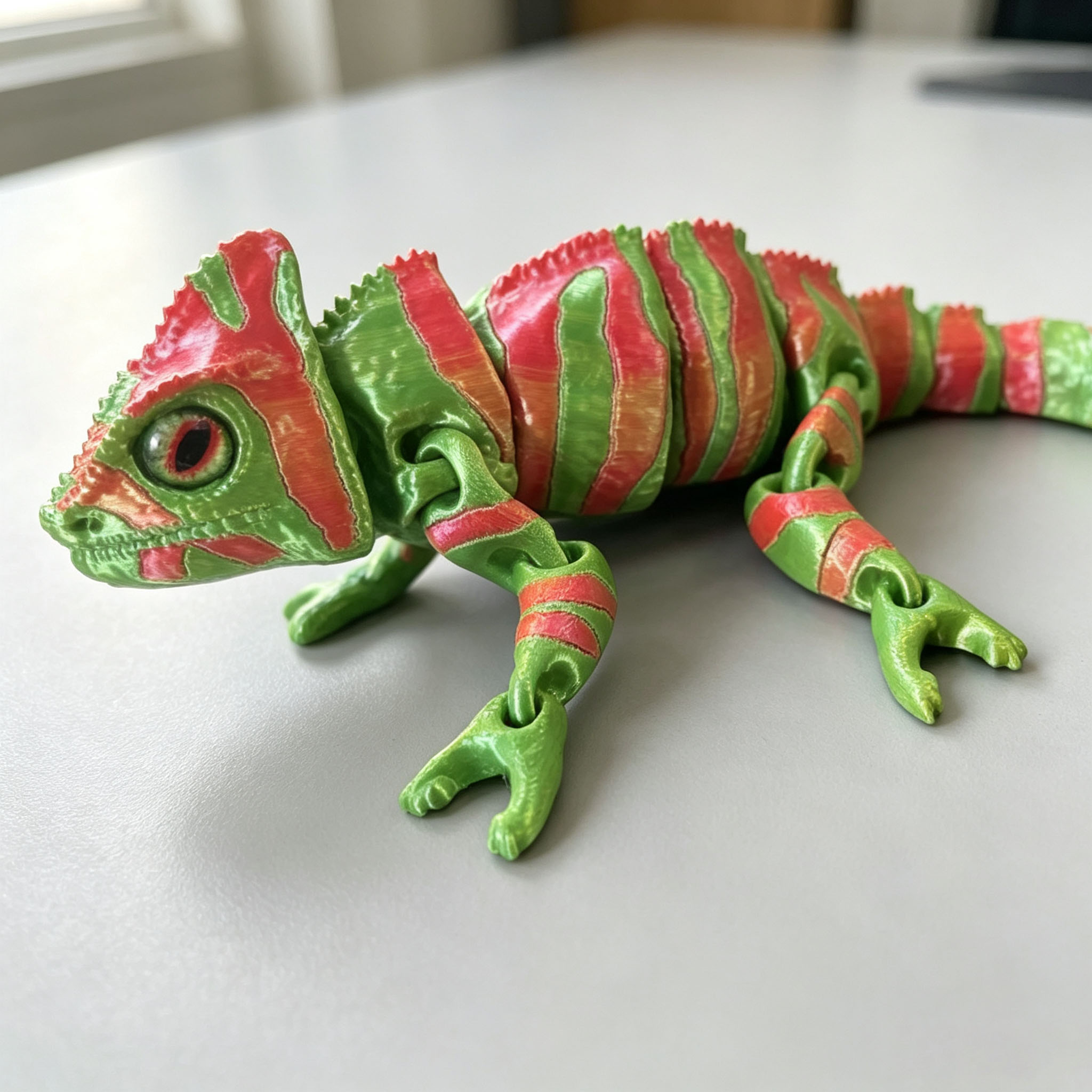 Model Mainan Dekorasi Kadal Bu - 3D Printing Lizard ulasan dan harga