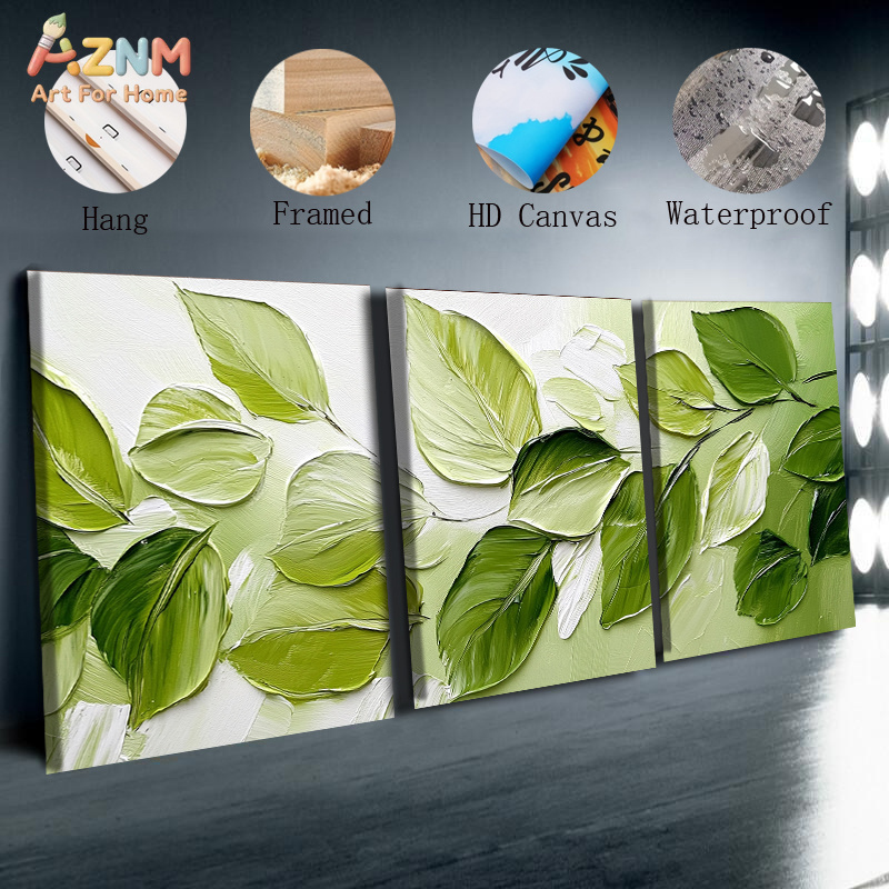 AZNM Seni Dinding Kanvas Impas - 3D Printing Wall ulasan dan harga
