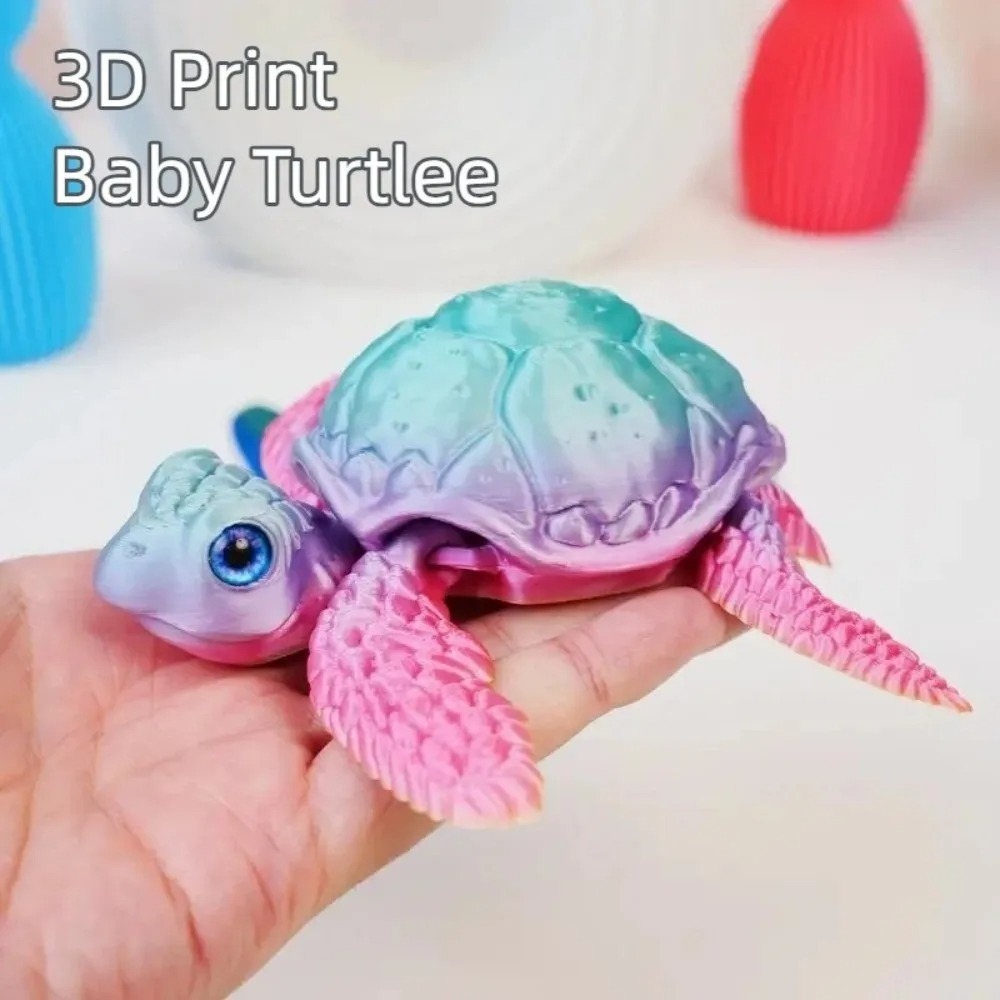 Ornamen Kura-Kura Cetak 3D Bah - 3D Printing Action Figure ulasan dan harga