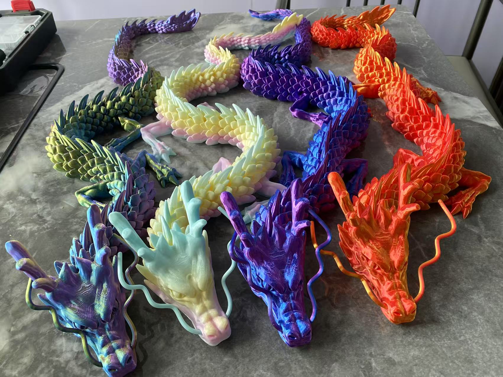 Mainan Naga Cetak 3D 60cm, Nag - 3D Printing Gif ulasan dan harga