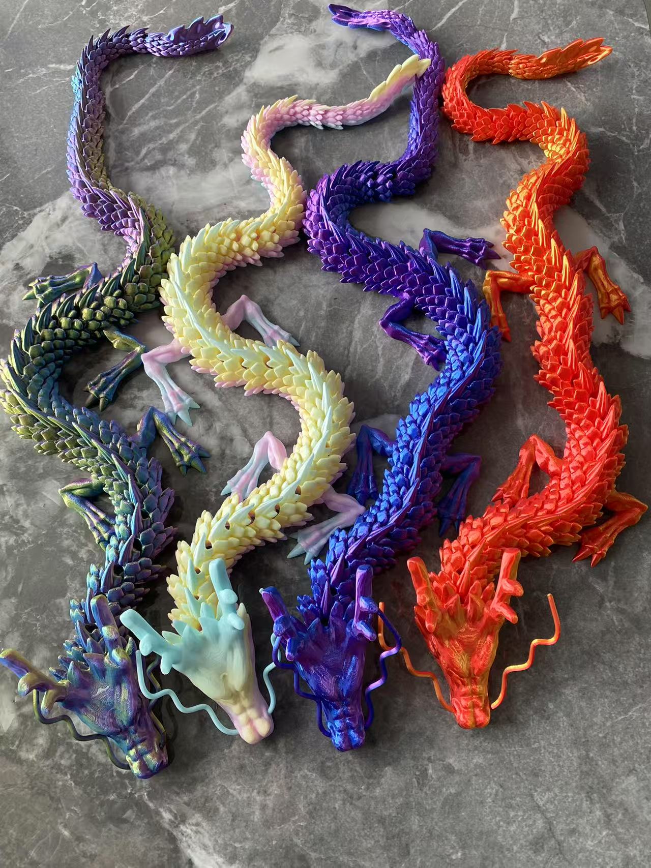 Mainan Naga Cetak 3D 60cm, Nag - 3D Printing Gif ulasan dan harga