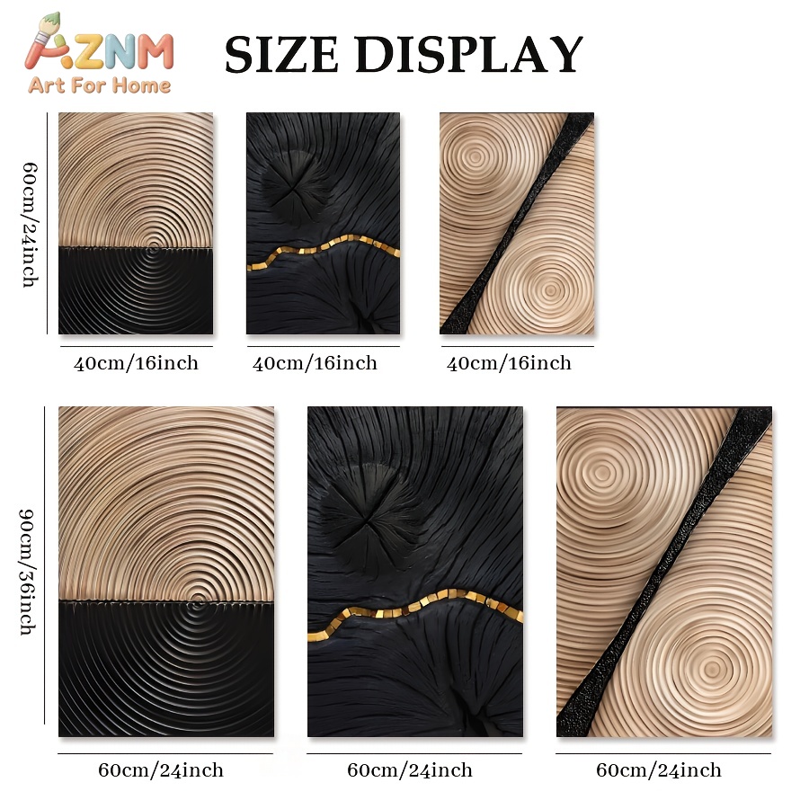 AZNM Wabi Sabi Abstrak Motif K - 3D Printing Wall ulasan dan harga